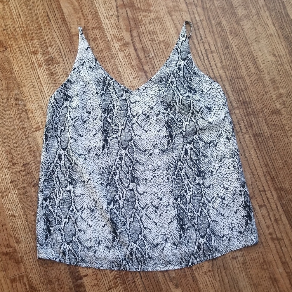 Banana Republic Snakeskin Print Top